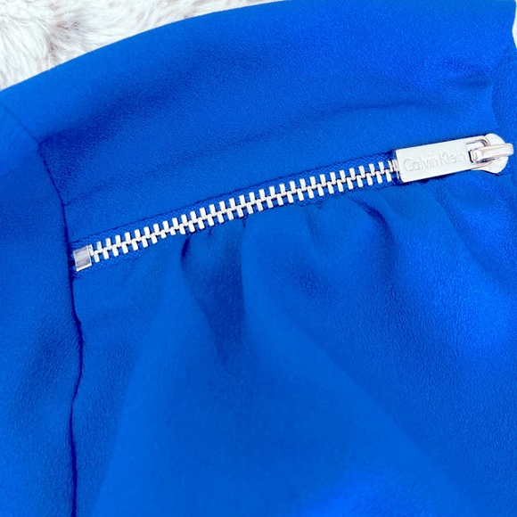 Calvin Klein royal blue women blouse - Picture 2 of 6